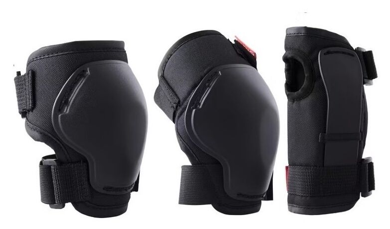 Набор детской защиты для скейтбордов и самокатов Oxelo 100 для скейтбордов и самокатов Чорний, XS