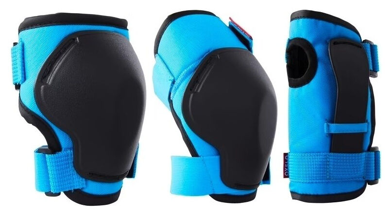 Набор детской защиты для скейтбордов и самокатов Oxelo 100 для скейтбордов и самокатов Чорний, XS