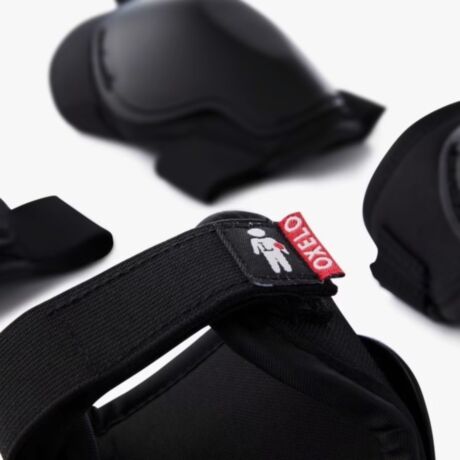 Набор детской защиты для скейтбордов и самокатов Oxelo 100 для скейтбордов и самокатов Чорний, XS