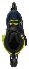 Ролики детские Rollerblade Microblade Free 3WD Blue Royal Lime Сине-салатовый, 36,5 - 40,5