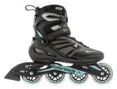 Ролики Rollerblade Zetrablade для женщин black-light blue Бирюзовый, 37