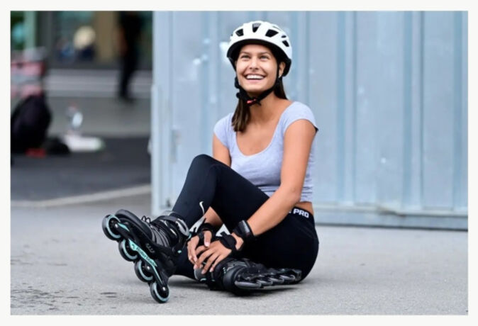Ролики Rollerblade Zetrablade для женщин black-light blue Бірюзовий, 37