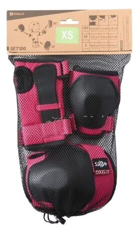 Набор детской защиты для скейтбордов и самокатов Oxelo 100 для скейтбордов и самокатов Синій, 2XS