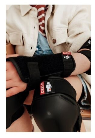 Набор детской защиты для скейтбордов и самокатов Oxelo 100 для скейтбордов и самокатов Синій, 2XS