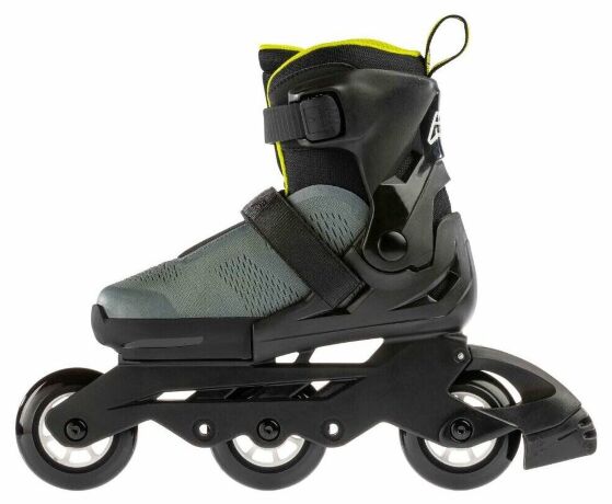 Ролики детские Rollerblade Microblade Free 3WD Anthracite Lime 2023 28-32