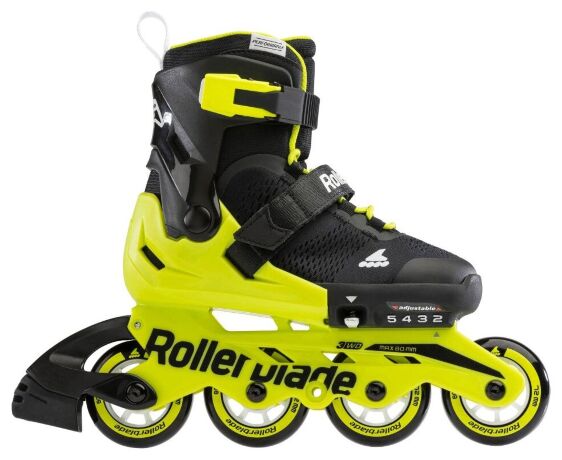 Ролики детские Rollerblade Microblade Black Neon Yellow 28-32