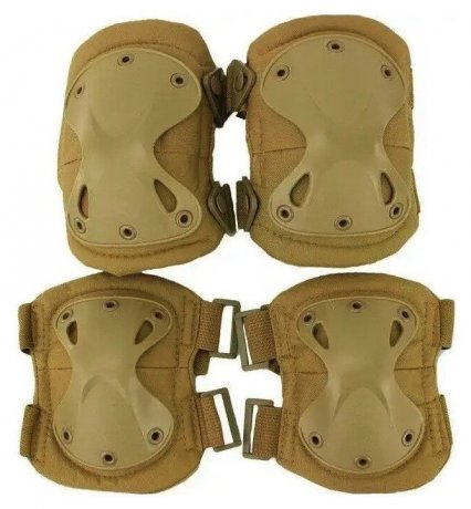 Комплект защиты RMG тактический, бежевый, бежевый One Size