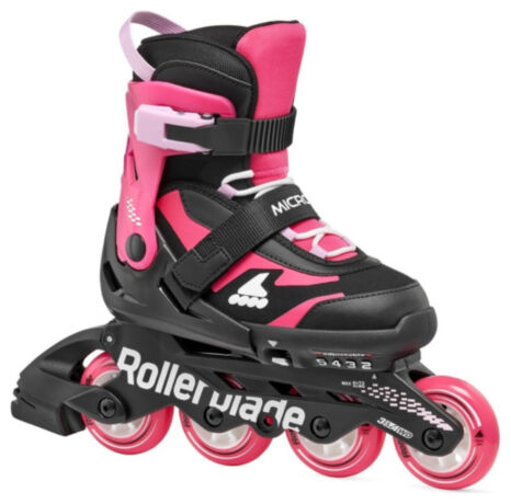 Ролики Rollerblade Microblade black-pink 36.5-40