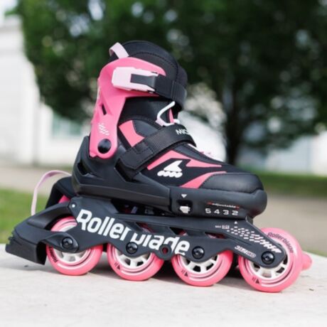 Ролики Rollerblade Microblade black-pink 36.5-40