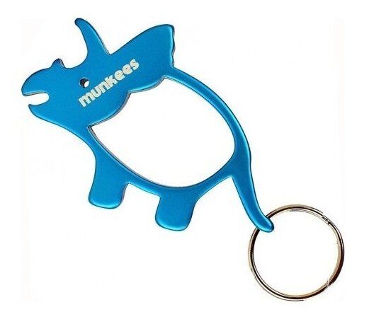 Munkees 3474 брелок-открывалка Triceratops blue 3474-BL