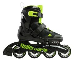 Ролики детские Rollerblade Microblade Black Green 28-32