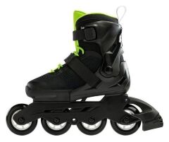 Ролики детские Rollerblade Microblade Black Green 28-32