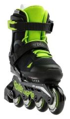 Ролики детские Rollerblade Microblade Black Green 28-32
