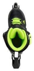 Ролики детские Rollerblade Microblade Black Green 28-32