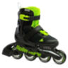 Ролики детские Rollerblade Microblade Black Green 28-32