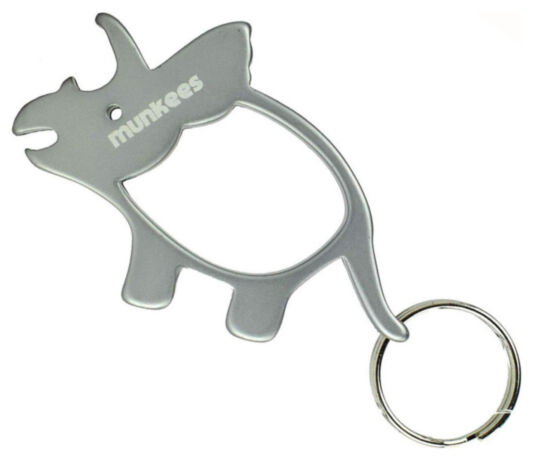 Munkees 3474 брелок-открывалка Triceratops grey 3474-GY