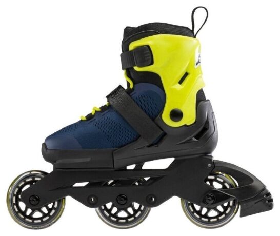 Ролики детские Rollerblade Microblade Free 3WD Blue Royal Lime Синьо-салатовий, 28-32