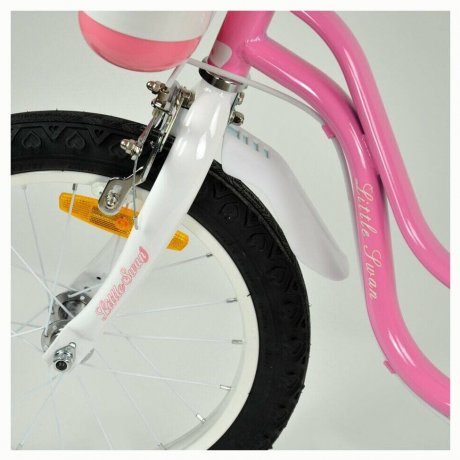Велосипед Royalbaby Little swan 16" ST, розовый 16" ST, рожевий