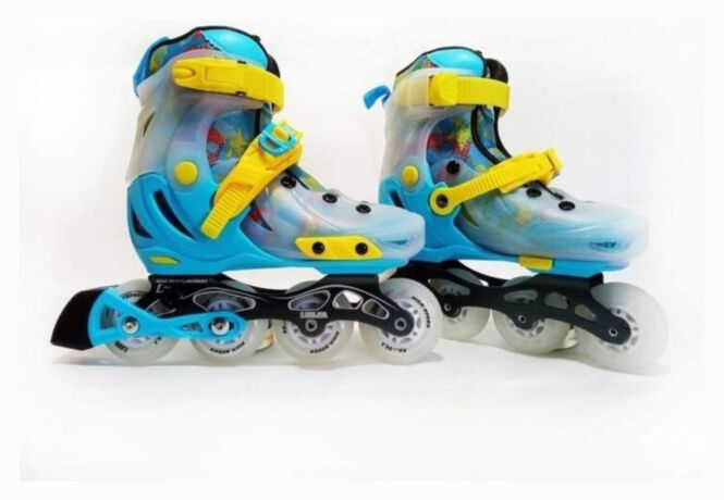 Ролики раздвижные профессиональные Bavar Sport Синій, 33-36,5