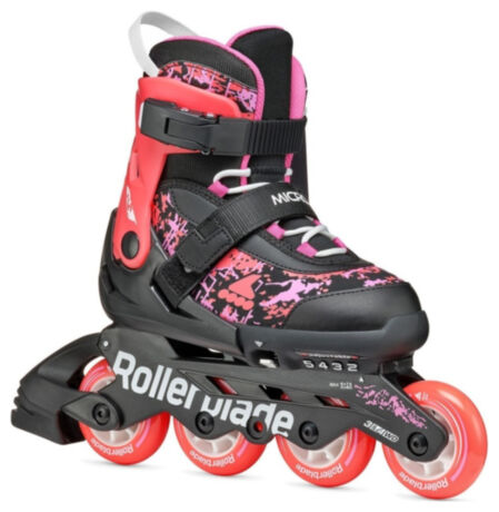Ролики Rollerblade Microblade SL black-coral 36.5-40