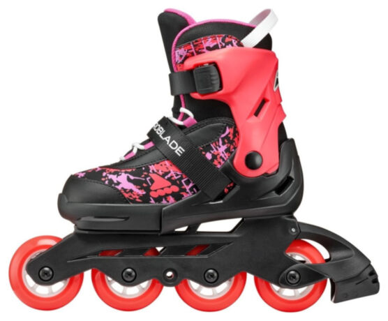 Ролики Rollerblade Microblade SL black-coral 36.5-40