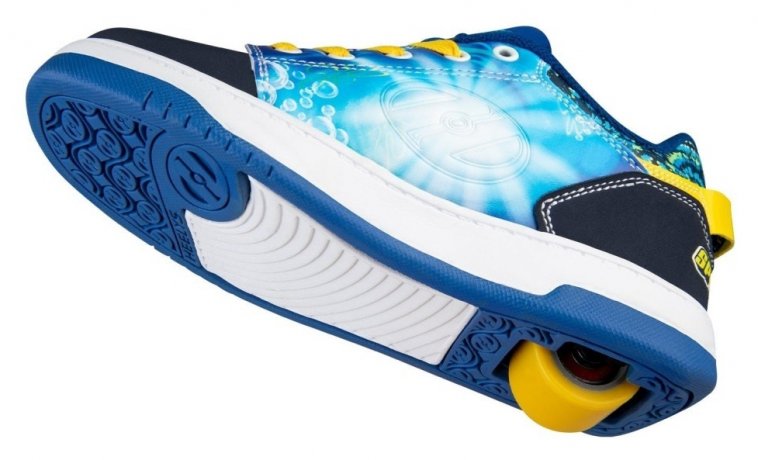 Роликовые кроссовки Heelys X SpongeBob Voyager Navy Yellow Sky Blue HES10491 Роликовые кроссовки Heelys X SpongeBob Voyager Navy Yellow Sky Blue 33