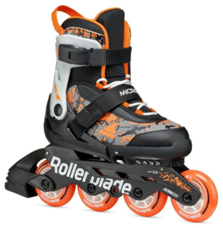 Ролики Rollerblade Microblade SL black-orange 33-36.5