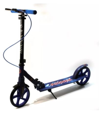 Сложный самокат Pusher с LED-колесами Bavar Sport Червоний