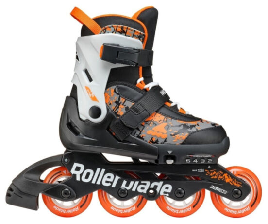 Ролики Rollerblade Microblade SL black-orange 36.5-40
