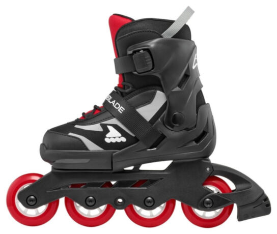 Ролики Rollerblade Microblade black-red 28-32