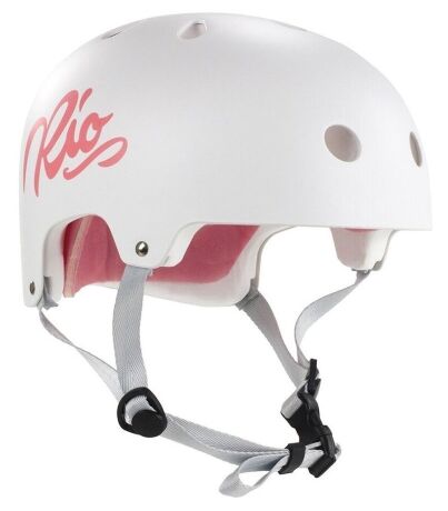 Шлем Rio Roller Script матовый белый Белый, 49-52
