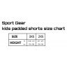 Шорты Sport Gear Kids для детей и подростков Желтый, 3XS