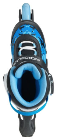 Ролики Rollerblade Microblade SL black-sky blue 33-36.5