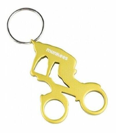 Munkees 3527 брелок-открывалка Biker yellow 3527-YL