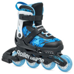 Ролики Rollerblade Microblade SL black-sky blue 36.5-40