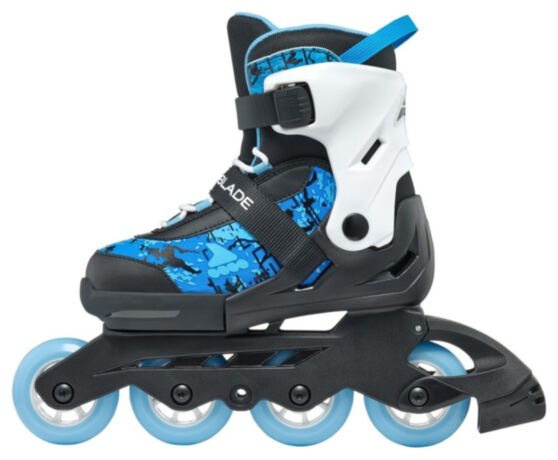 Ролики Rollerblade Microblade SL black-sky blue 36.5-40