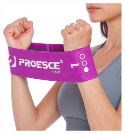 Лента сопротивления HIP LOOP Zelart FI-1971-1 (66x8см), фиолетовая 2325171