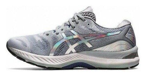 Кроссовки для бега Asics 1011B290 GEL-NIMBUS 23 PLATINUM Grey 2021 44