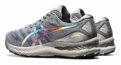 Кроссовки для бега Asics 1011B290 GEL-NIMBUS 23 PLATINUM Grey 2021 44