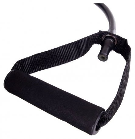 Эспандер трубчатый с ручками SP-Sport FI-2080-BK 20LB черный (латекс, d-12x6мм, l-120см) 1922511
