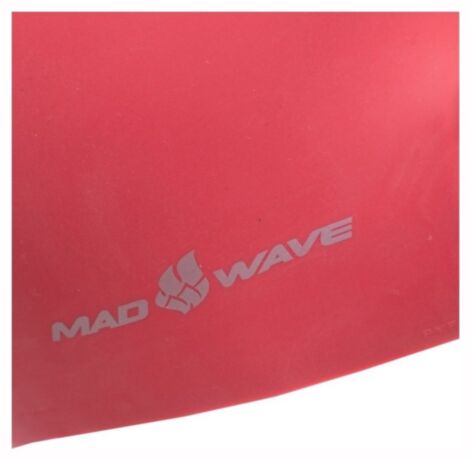 Шапочка для плавания двусторонняя MadWave Reverse CHAMPION M055001 (силикон), розово-серая 7758961