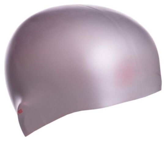 Шапочка для плавания двусторонняя MadWave Reverse CHAMPION M055001 (силикон), розово-серая 7758961