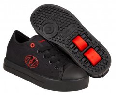 Роликовые кроссовки Heelys Classic X2 HE100969 Black Red Logo Canvas 30