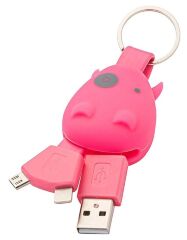 Munkees 3700 брелок-зарядка Smart Charger розовый 3700-PN