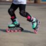 Ролики Rollerblade Microblade XT black-sea green 36.5-40