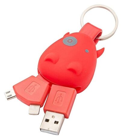 Munkees 3700 брелок-зарядка Smart Charger red 3700-RD