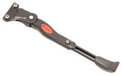 Подножка ROU сбоку задняя телескопическая для 24"- 26", крепление под 2 болта за перо рамы, алюминий 6190201