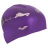 Шапочка для плавания детская ARENA KUN JUNIOR CAP AR-91552-90 (силикон), фиолетовая 5483591