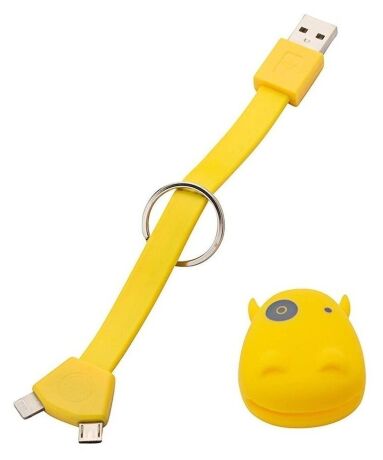 Munkees 3700 брелок-зарядка Smart Charger yellow 3700-YL