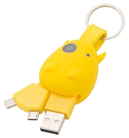 Munkees 3700 брелок-зарядка Smart Charger yellow 3700-YL